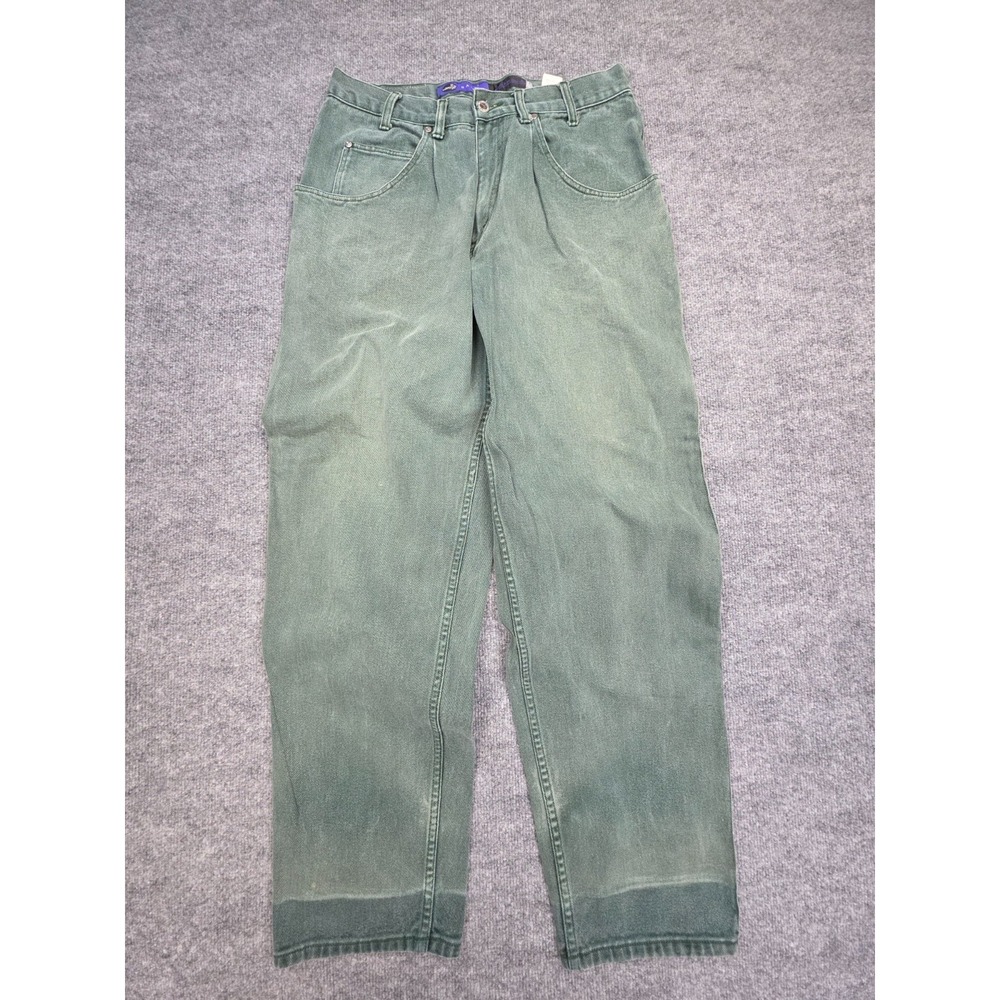 Vintage Levis Silver Tab Jeans Mens 33x34 (FITS‎ 31x31) Green 90s Baggy USA